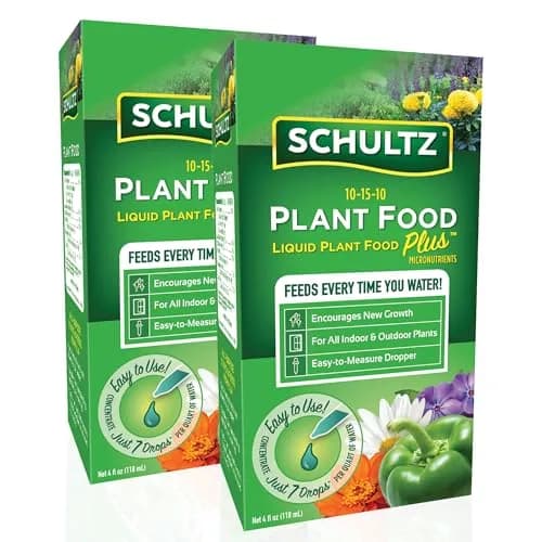 Schultz All Purpose 10-15-10 Plant Food Plus Liquid Fertilizer 24 fl oz (710 ml) | Feeds Every Time You Water thumbnail 1