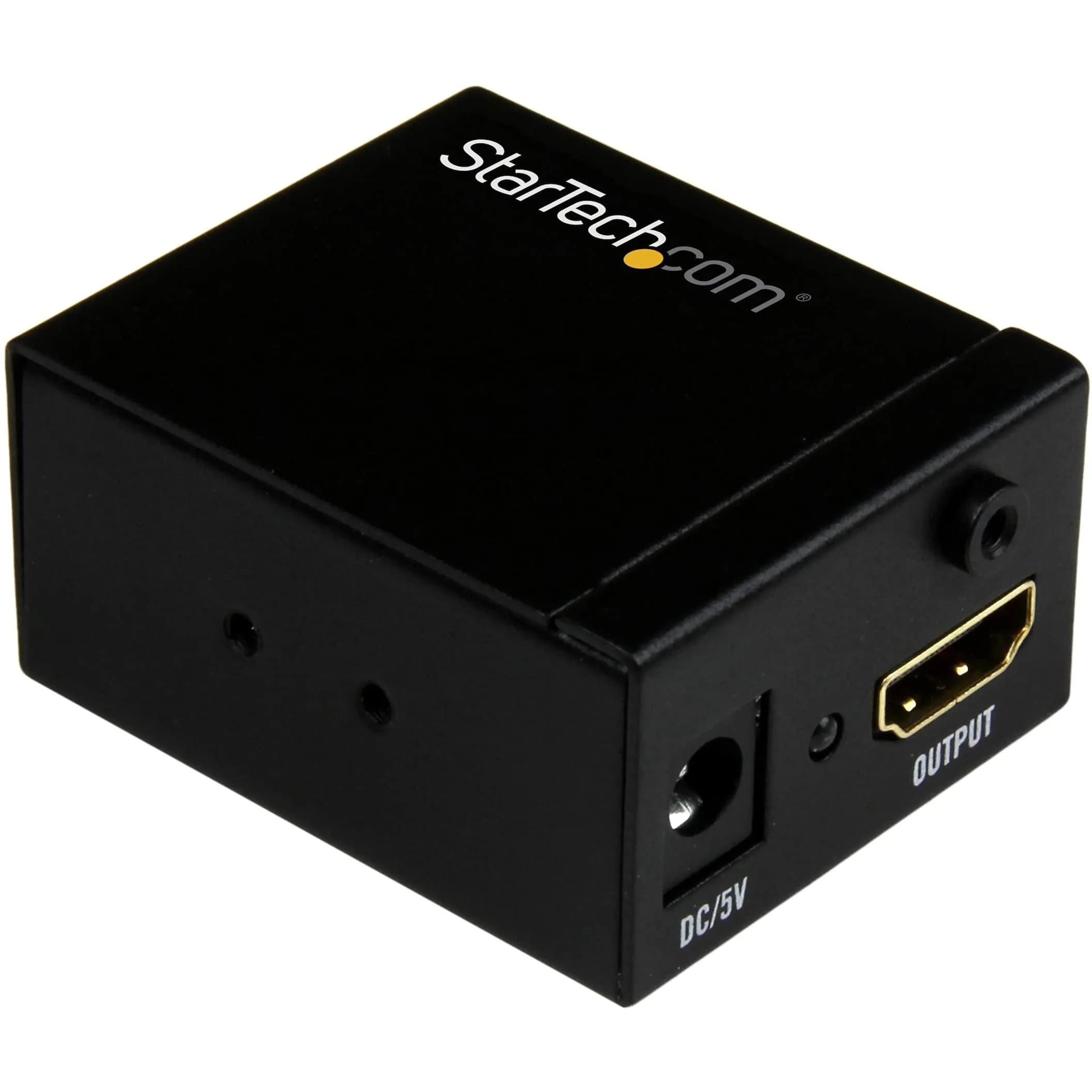 StarTech.com HDMI Signal Booster 115 ft/35 m | 1080p Signal Repeater & Extender, Black — HDMI