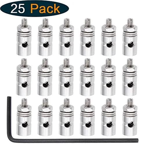 Hobbypark Silver RC Model Plane Linkage Stoppers D1.8mm Pack of 25 | Suitable for RC Airplanes thumbnail 1