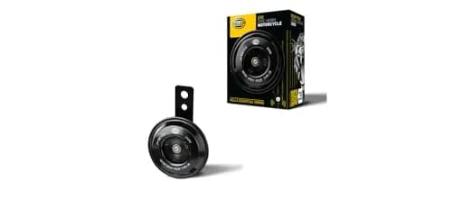 Hella 012588061 Motorcycle Series Black 12V Disc Horn | High Decibel Vehicle Horn for Bikes thumbnail 1