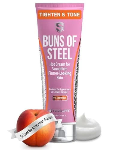 SteelFit Buns of Steel Maximum Toning Cream 8 Fl Oz | Supports Cellulite & Stretch Marks thumbnail 1
