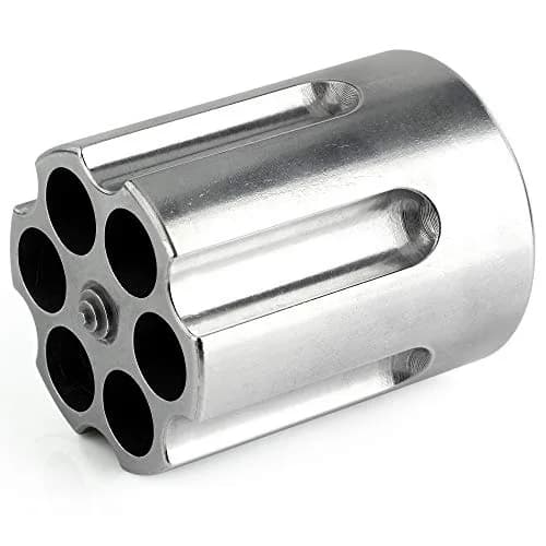 Barbuzzo Revolver Pen Holder & Paper Weight | Unique Cast Aluminum Desk Accessory for Men, Gun Decor, Vintage Office Gift thumbnail 5