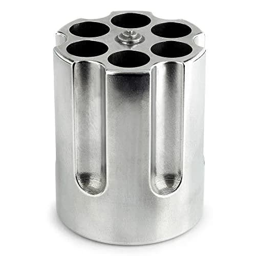 Barbuzzo Revolver Pen Holder & Paper Weight | Unique Cast Aluminum Desk Accessory for Men, Gun Decor, Vintage Office Gift thumbnail 6