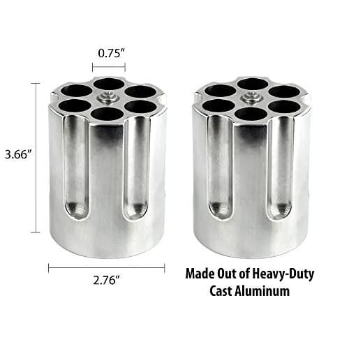 Barbuzzo Revolver Pen Holder & Paper Weight | Unique Cast Aluminum Desk Accessory for Men, Gun Decor, Vintage Office Gift thumbnail 2