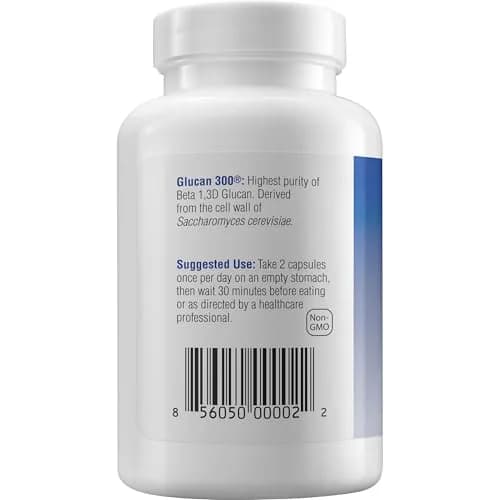 Transfer Point Beta 1,3D Glucan 500 mg Capsules (60 Count) | Immune Support from Baker's Yeast thumbnail 7