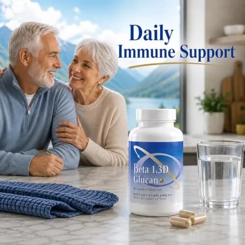 Transfer Point Beta 1,3D Glucan 500 mg Capsules (60 Count) | Immune Support from Baker's Yeast thumbnail 2