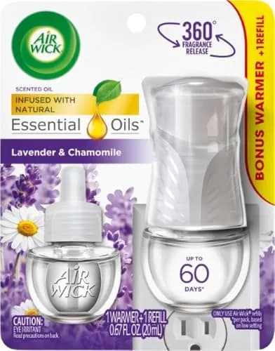 Air Wick Plug in Scented Oil Starter Kit Lavender & Chamomile | Continuous Fragrance Up to 60 Days thumbnail 1