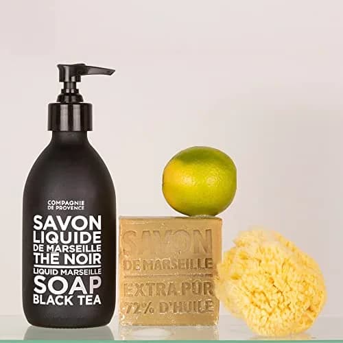 La Compagnie de Provence Savon de Marseille Liquid Soap, Black Tea, 16.7 Fl Oz | Luxurious French Hand & Body Wash thumbnail 7