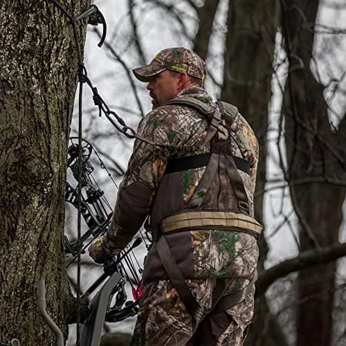Summit Treestands Pro Safety Harness Medium Green | Military-Inspired MOLLE System thumbnail 4