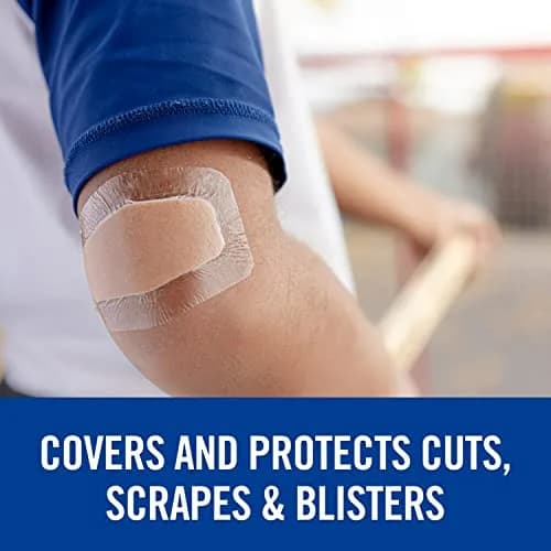 Nexcare Waterproof Clear Bandages for Knee and Elbow, 192 Count (24 Packs of 8) | Stays On in Water, Protects Wounds thumbnail 7