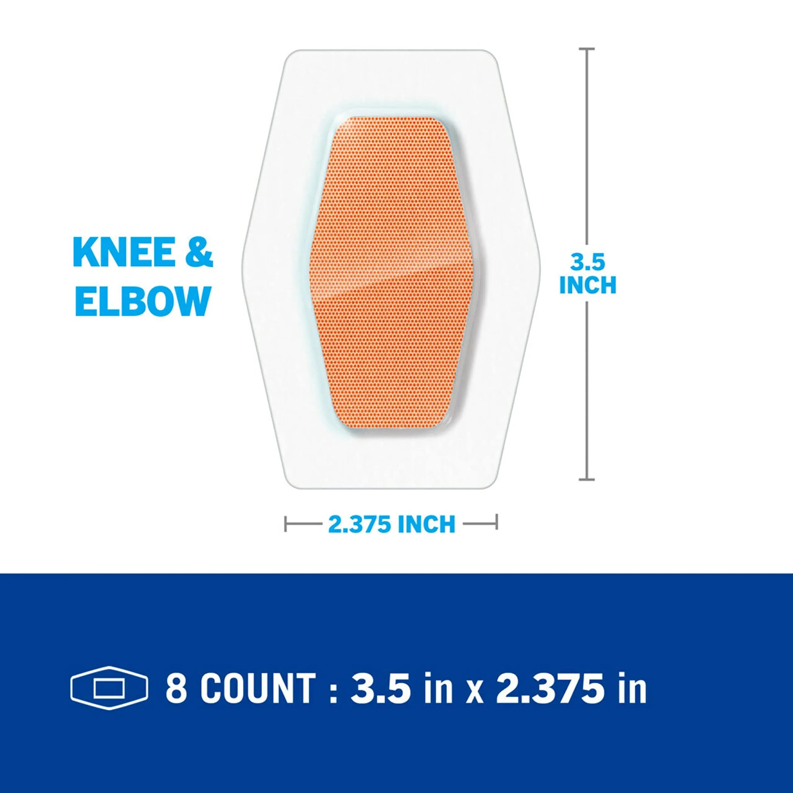 Nexcare Waterproof Clear Bandages for Knee and Elbow, 192 Count (24 Packs of 8) | Stays On in Water, Protects Wounds - view 3
