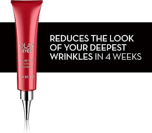 Olay Eyes Pro Retinol Eye Cream Anti-Wrinkle Treatment for Crow's Feet 15ml (0.5 Fl Oz) | Dermatologically Tested for Smoother Eyes thumbnail 2