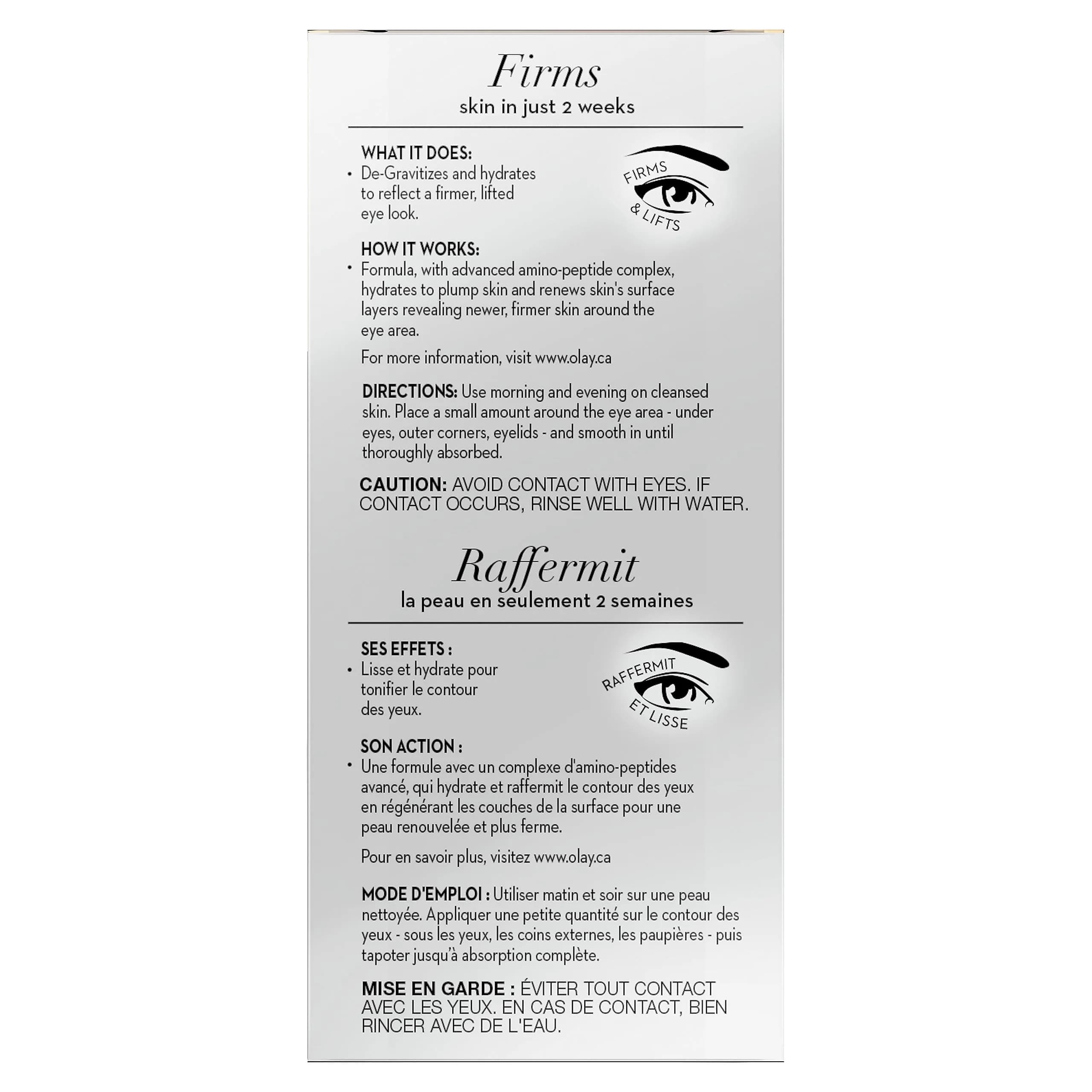 Olay Eyes Eye Lifting Serum 15ml (0.5 Fl Oz) | Lifts & Firms Eye Area - view 6
