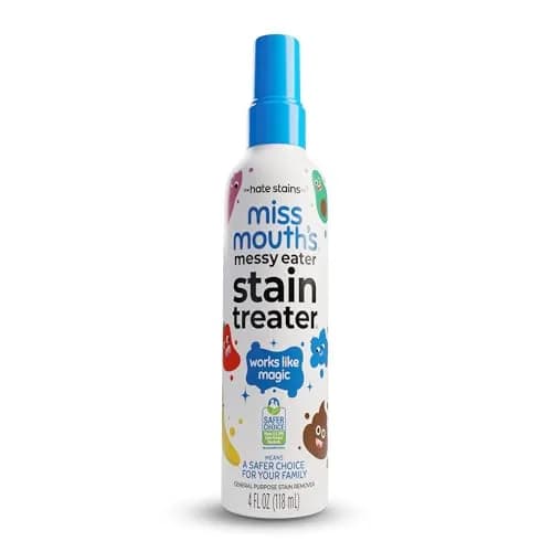 Miss Mouth's Messy Eater Stain Treater Spray 946ml (32 Fl Oz) | EPA Safer Choice Certified Stain Remover for Baby Clothes, Carpets, Upholstery — (4oz) / Remover