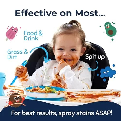 Miss Mouth's Messy Eater Stain Treater Spray 118ml (4 Fl Oz) | EPA Safer Choice Certified Laundry Stain Remover thumbnail 5