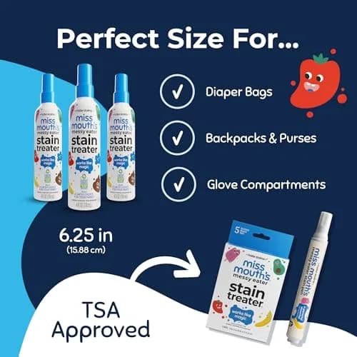 Miss Mouth's Messy Eater Stain Treater Spray 118ml (4 Fl Oz) | EPA Safer Choice Certified Laundry Stain Remover thumbnail 9