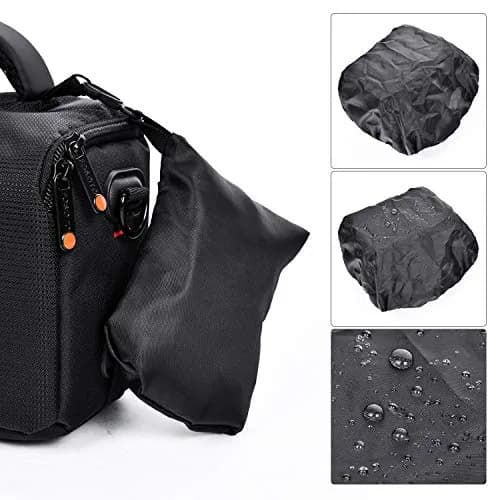 FOSOTO Waterproof Crossbody Camera Bag for Canon Nikon Sony DSLR Mirrorless Camera | 200x150x110mm (7.8x5.9x4.3 in) thumbnail 7
