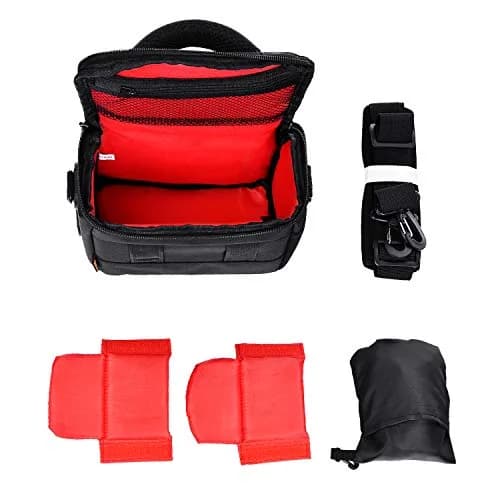 FOSOTO Waterproof Crossbody Camera Bag for Canon Nikon Sony DSLR Mirrorless Camera | 200x150x110mm (7.8x5.9x4.3 in) thumbnail 3