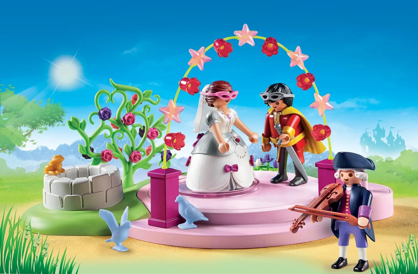 Playmobil Masked Ball Playset with 3 Figures & Rotating Dance Floor | ASTM-Tested Non-Toxic Plastic - view 2