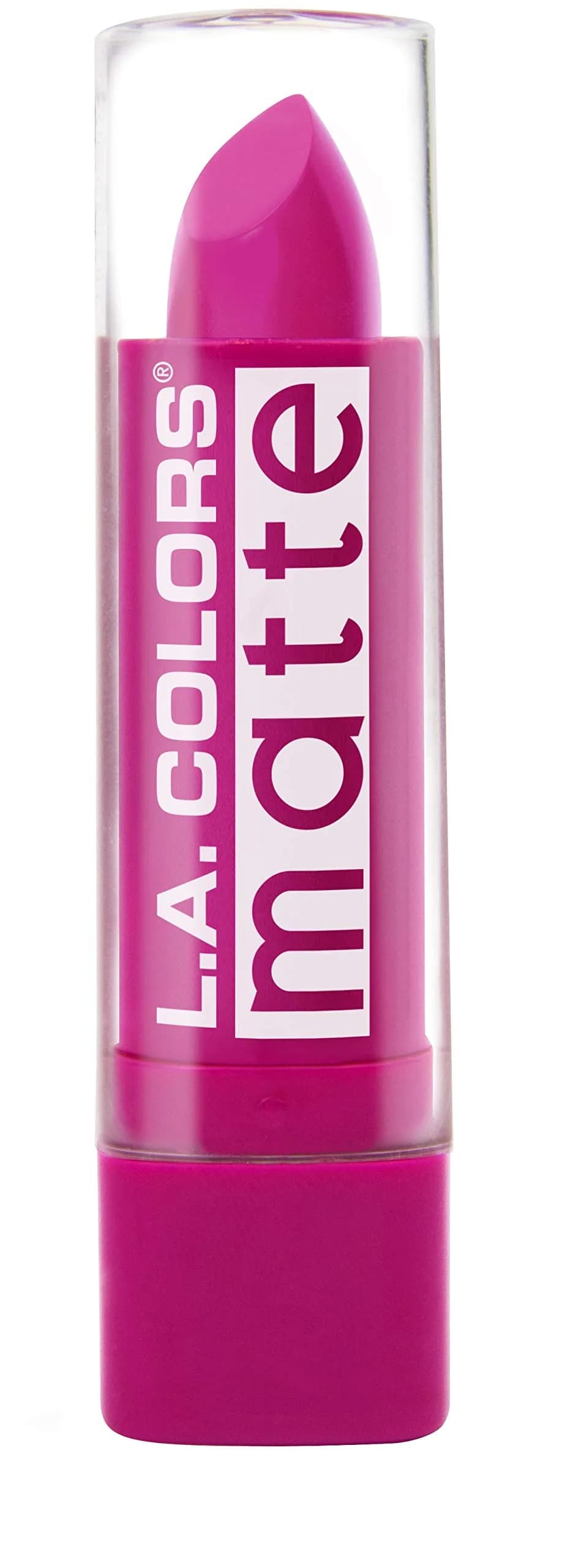 L.A. COLORS Matte Lip Color, Forever Fuchsia CML511 | Long-Wear Creamy Finish - main product image