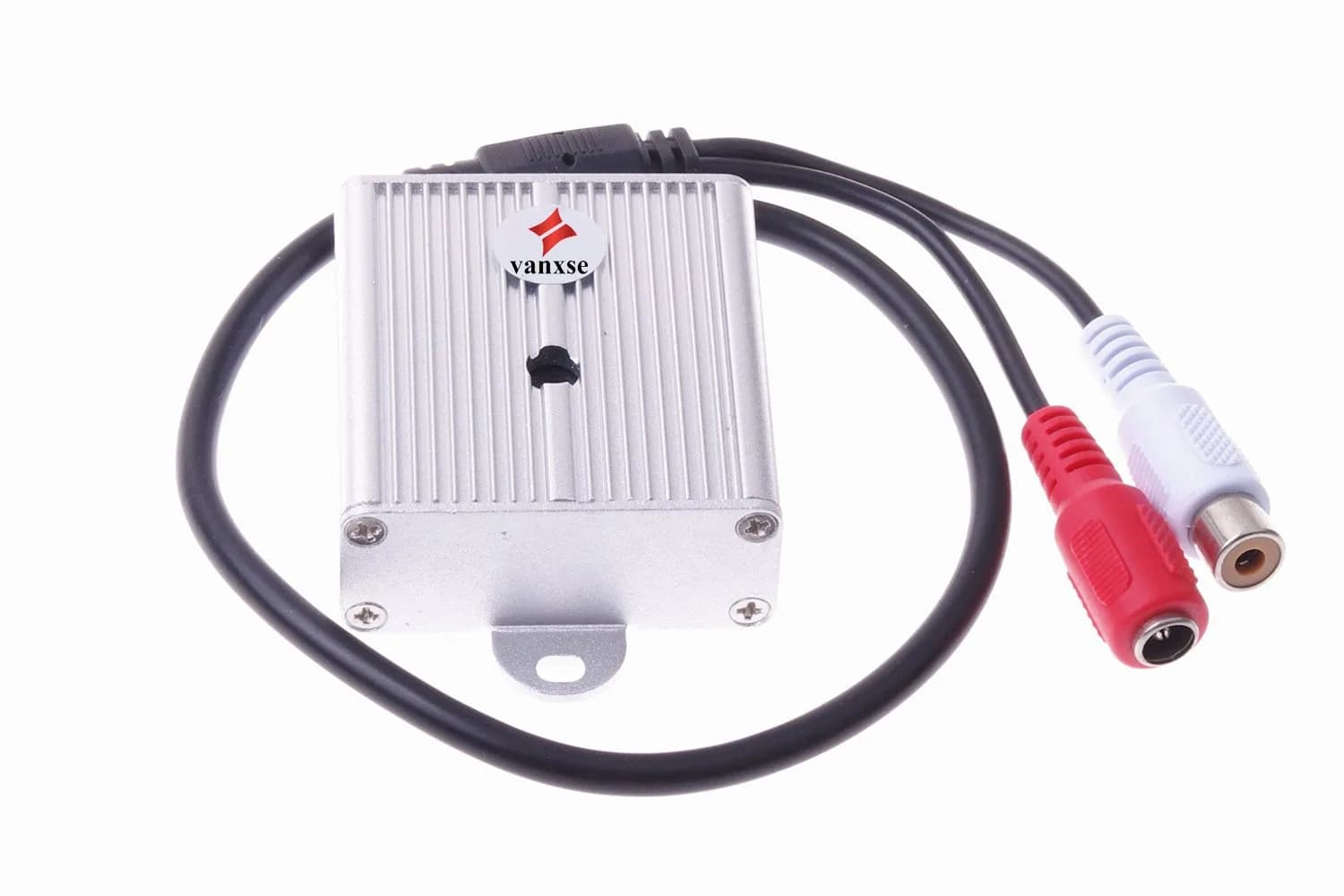 Vanxse Mini Microphone High Sensitive Pickup Audio Mic Waterproof Metal Case for CCTV Security Camera DVR System - view 2