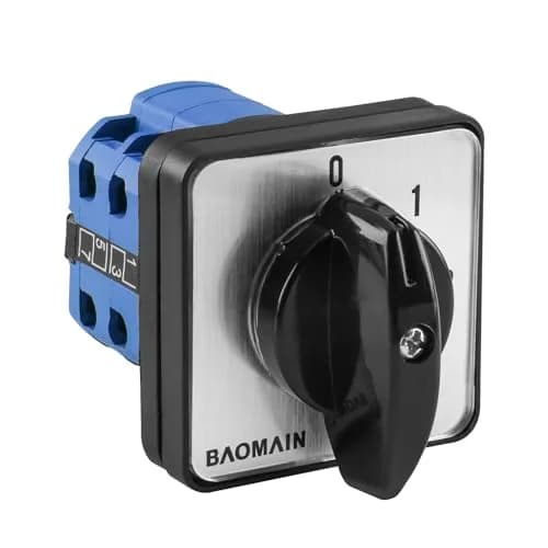 Baomain SZW26-20/0-4.2 20A 660V 5-Position Rotary Selector Switch | Industrial Control Panel Mount thumbnail 1