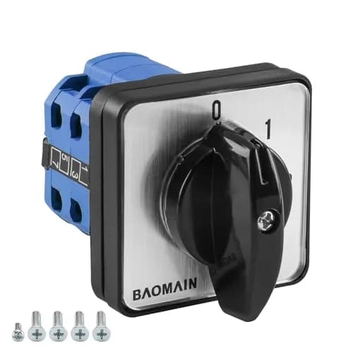 Baomain SZW26-20/0-4.2 20A 660V 5-Position Rotary Selector Switch | Industrial Control Panel Mount thumbnail 7