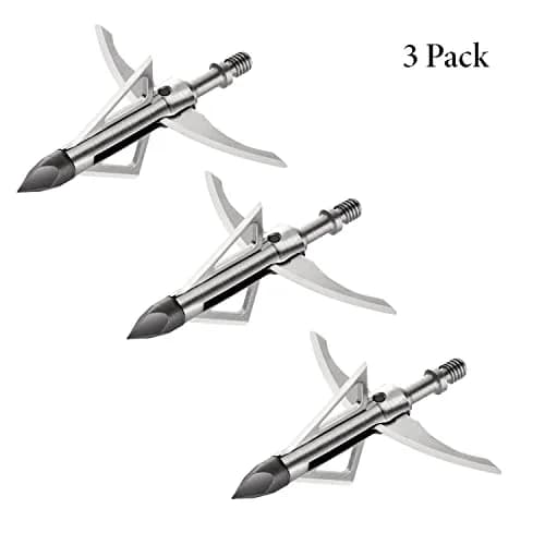 Bloodsport Gravedigger 4-Blade Hunting Broadhead 100 Grains | Hybrid Mechanical & Fixed Blade thumbnail 2