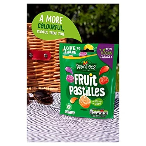 Rowntree's Fruit Pastilles Bag 143 g | British Gummy Candy with Natural Fruit Flavors thumbnail 4