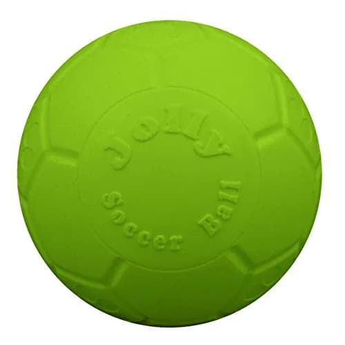 Jolly Pets Medium Jolly Soccer Ball Dog Toy 6 Inch Diameter Ocean Blue | Floating-Bouncing Dog Toy thumbnail 3