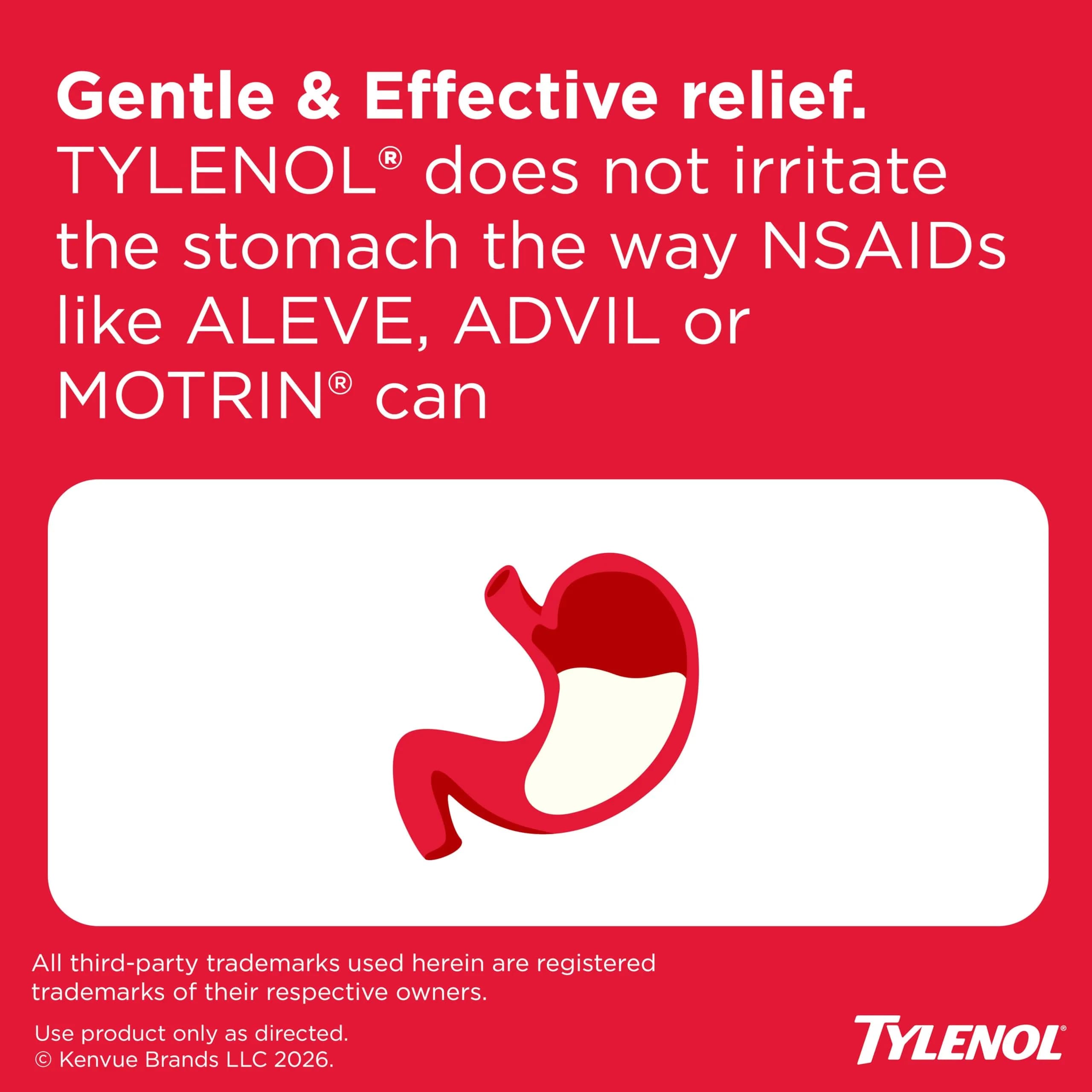 Tylenol Extra Strength Caplets, 500 mg Acetaminophen, 225 Count | Fast Pain Relief & Fever Reduction - view 3