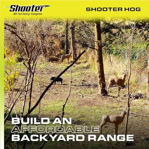 Shooter Hog 3D Archery Target 19”H x 32.5”W | Realistic Solid Body Design for Practice thumbnail 9