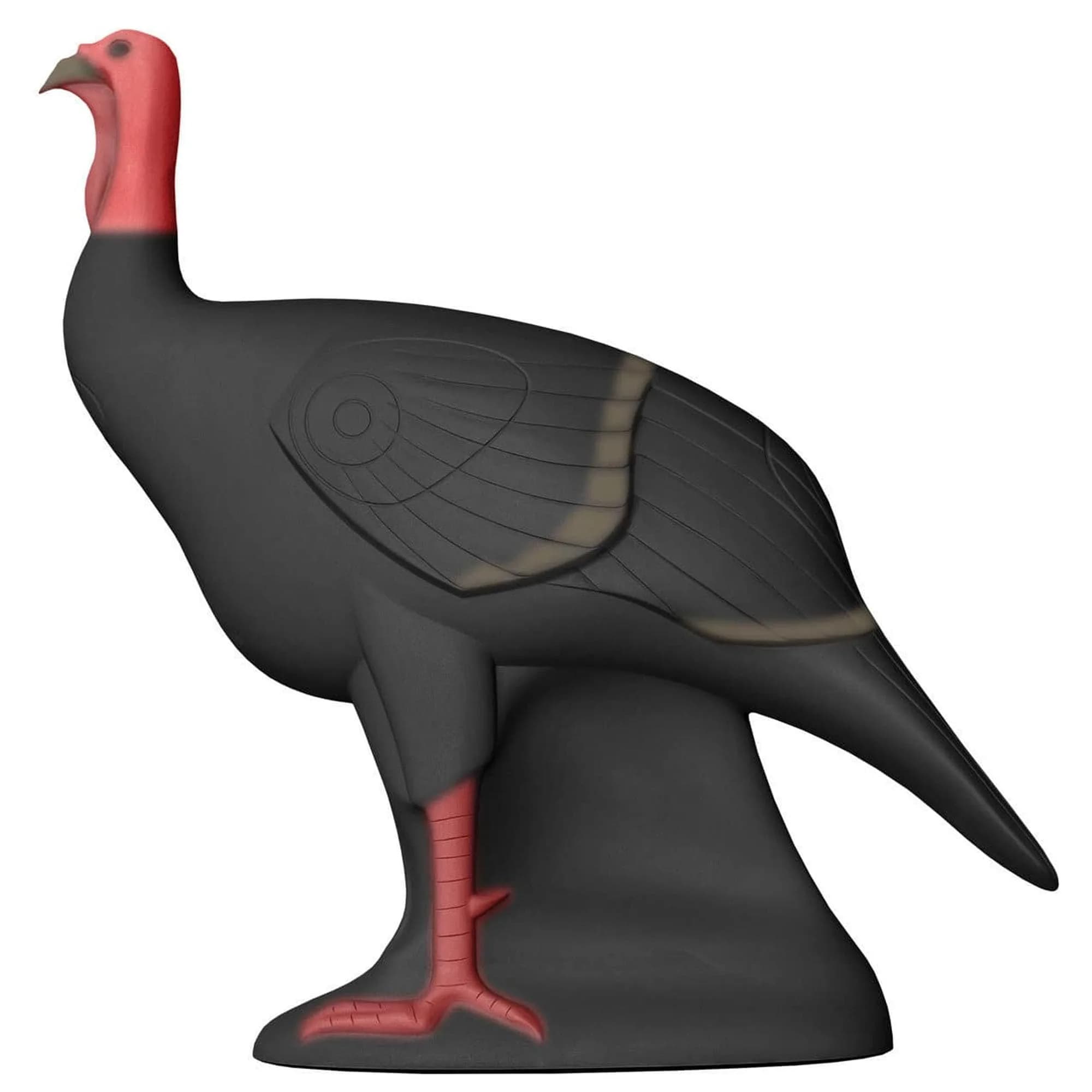 Shooter Turkey 3D Archery Target 32”H x 31.5”W | Realistic Practice with Solid Body Design — black