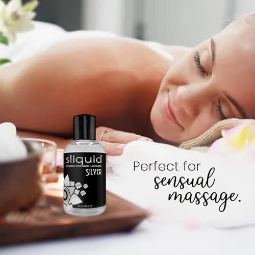 Sliquid Silver Intimate Lubricant 2 Fl Oz | Hypoallergenic Silicone Lube thumbnail 6