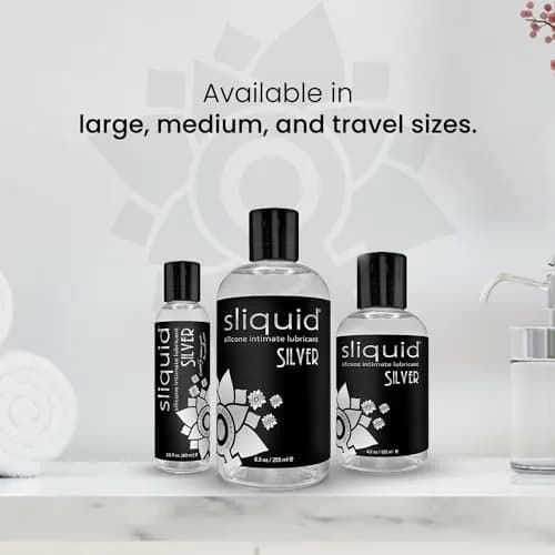 Sliquid Silver Intimate Lubricant 2 Fl Oz | Hypoallergenic Silicone Lube thumbnail 7