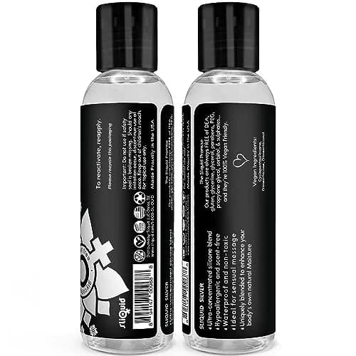 Sliquid Silver Intimate Lubricant 2 Fl Oz | Hypoallergenic Silicone Lube thumbnail 2