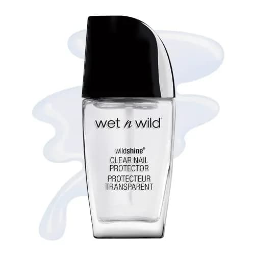 wet n wild Wild Shine Nail Polish Clear Nail Protector | Long-Wearing Glossy Finish thumbnail 1