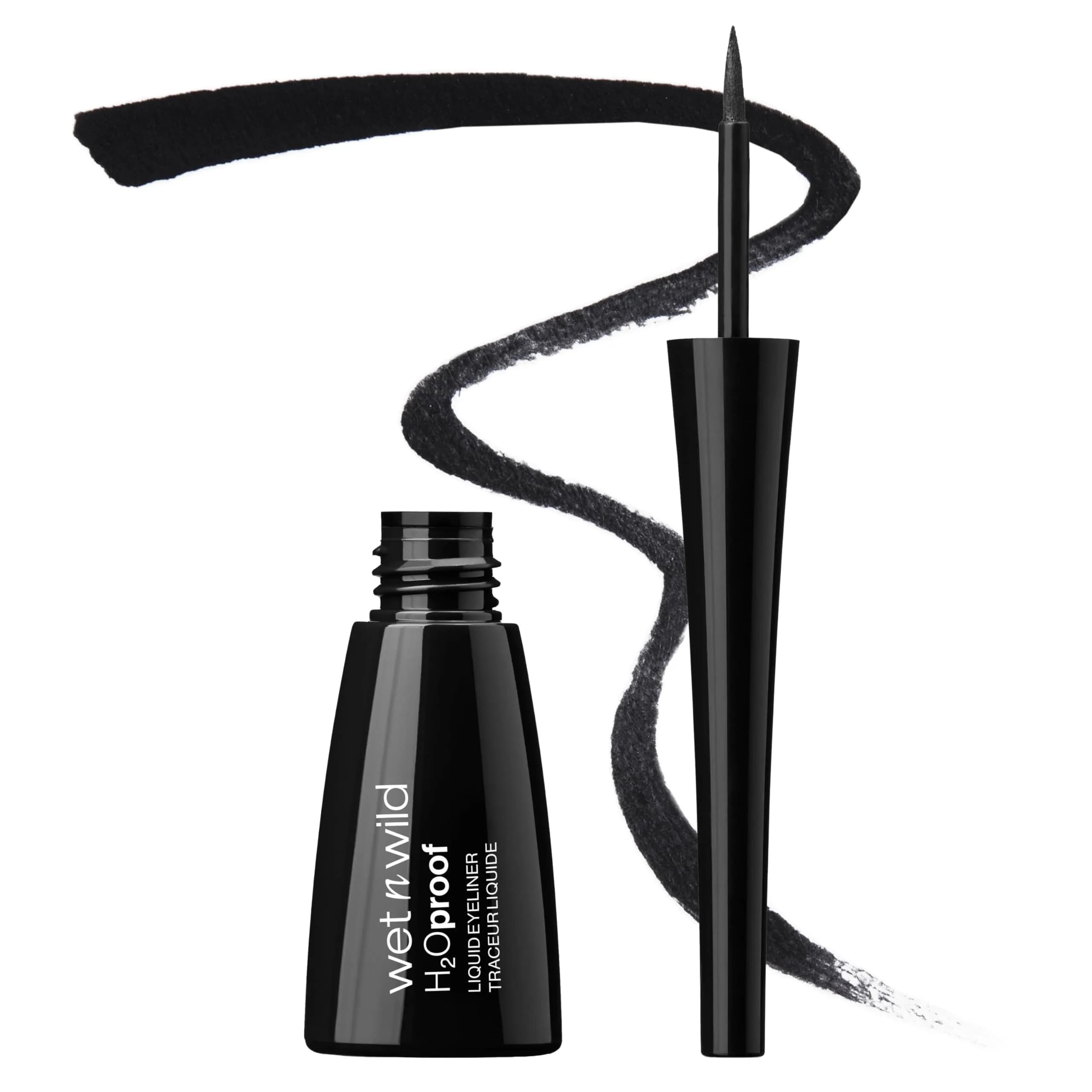 wet n wild H2O Proof Liquid Eyeliner Black | Waterproof & Smudge-Proof Definition — Black