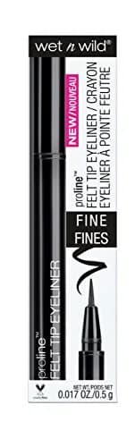 wet n wild Proline Felt Tip Eyeliner Black 0.006 L (0.017 Fl Oz) | Smudge-Free Longwear thumbnail 1