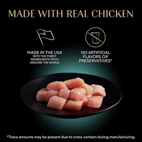 Sheba Perfect Portions Pate Wet Cat Food, Savory Chicken, 2.6 oz. | Grain-Free, Protein-Rich, Made in USA thumbnail 2