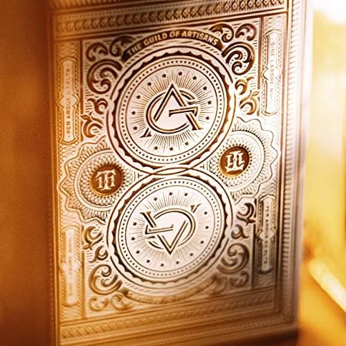 theory11 Artisan Playing Cards White Edition Poker Size | Hand-Illustrated Luxury Deck thumbnail 2