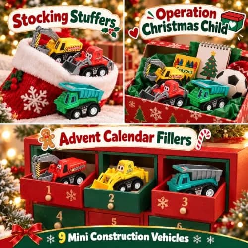 Fajiabao Construction Toy Cars for Toddlers 3+ Mini Pull Back Vehicles for Boys thumbnail 8