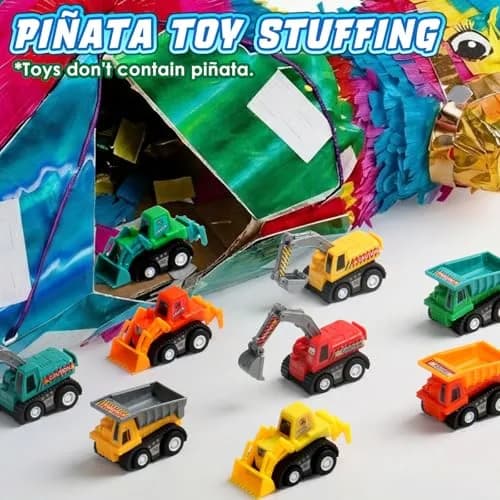 Fajiabao Construction Toy Cars for Toddlers 3+ Mini Pull Back Vehicles for Boys thumbnail 9