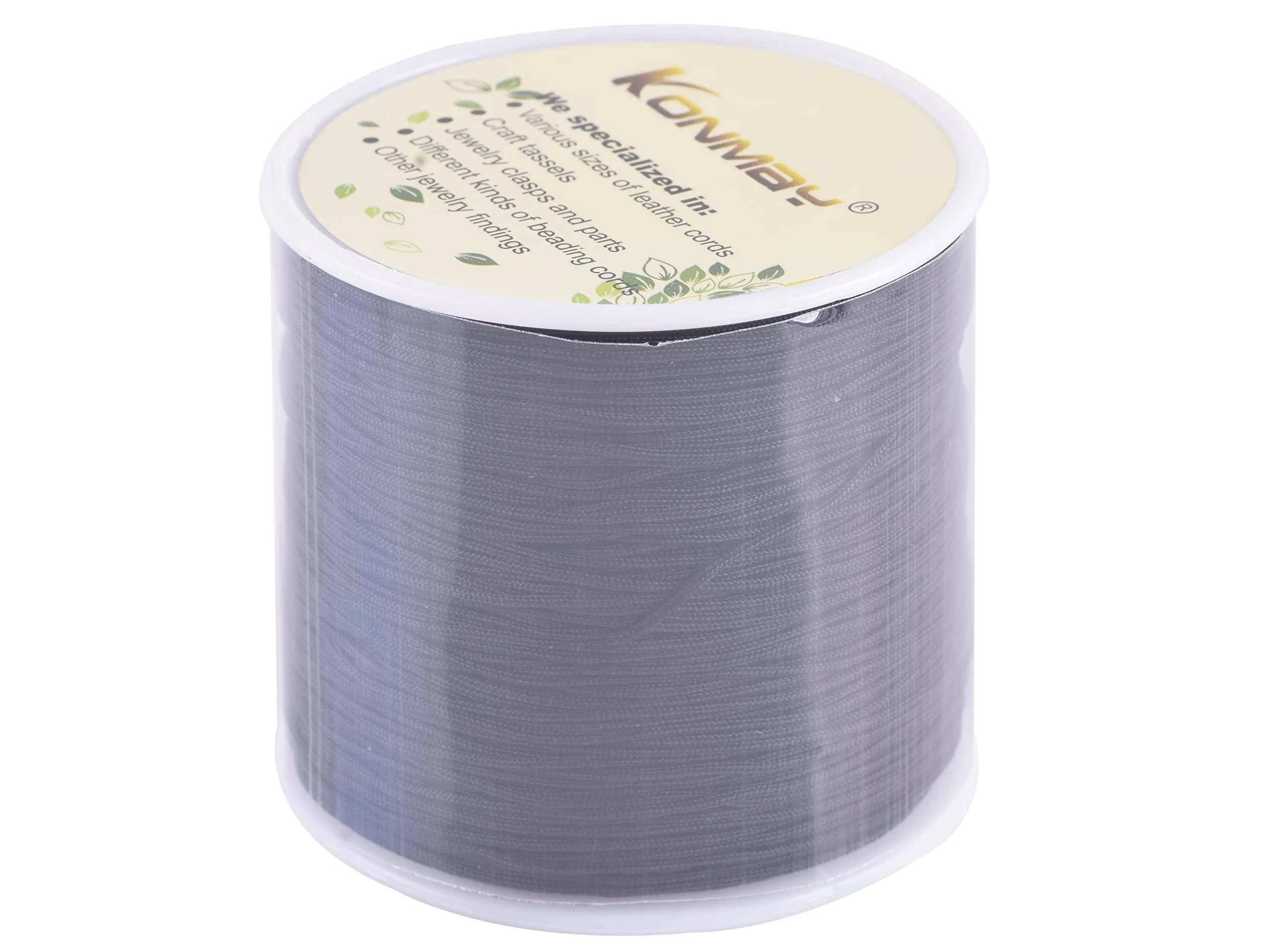 KONMAY 0.8mm Braided Nylon Bracelet Making String Cord 120m (0.8mm) | Strong & Durable for Jewelry Making - view 5