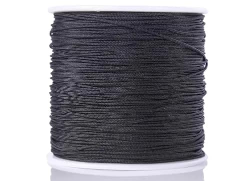KONMAY 0.8mm Braided Nylon Bracelet Making String Cord 120m (0.8mm) | Strong & Durable for Jewelry Making thumbnail 1