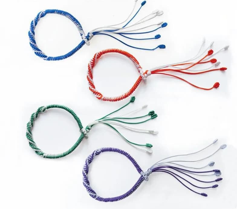 KONMAY 0.8mm Braided Nylon Bracelet Making String Cord 120m (0.8mm) | Strong & Durable for Jewelry Making - view 8