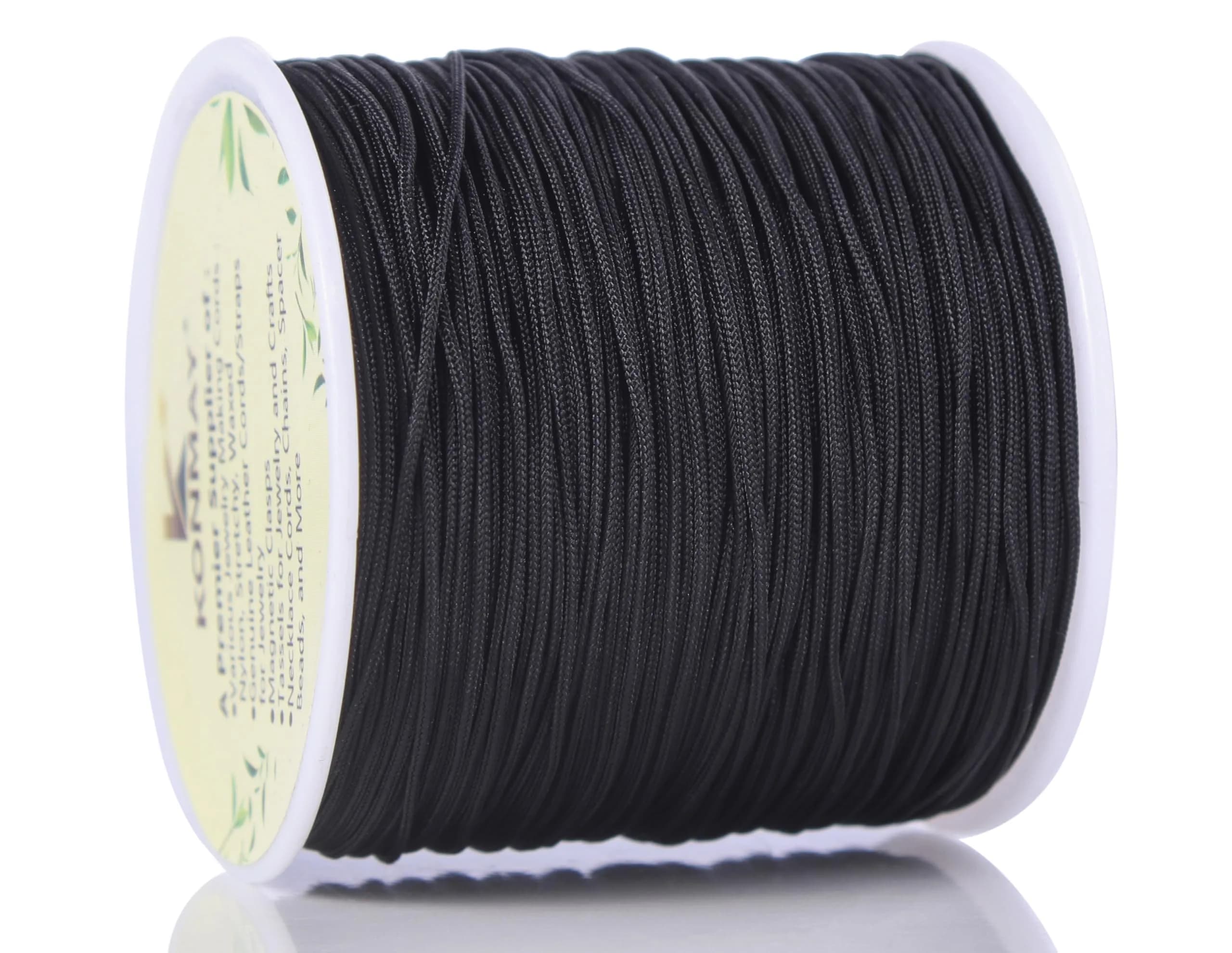 KONMAY 0.8mm Braided Nylon Bracelet Making String Cord 120m (0.8mm) | Strong & Durable for Jewelry Making - view 2