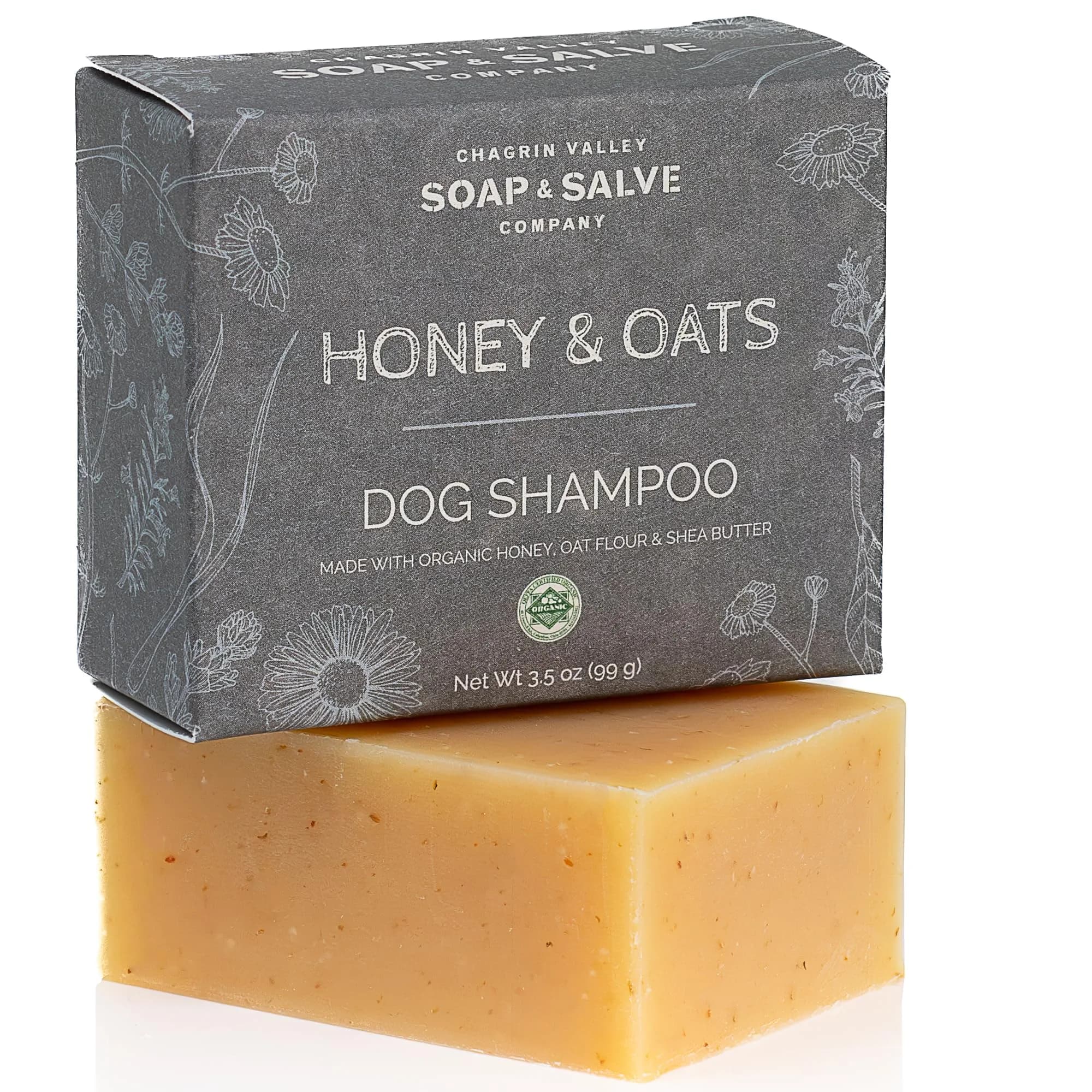 Chagrin Valley Soap & Salve Organic Dog Shampoo & Conditioner 3.8 oz | Itchy Skin Relief & Puppy Care