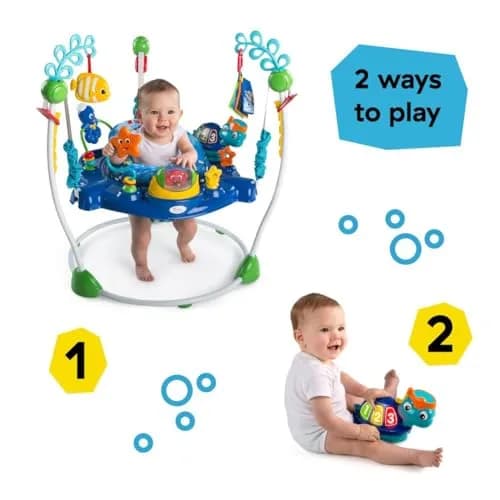 Baby Einstein Neptune's Ocean Discovery Activity Jumper Activity Center | 86.36cm (34 Inch) Height Adjustable thumbnail 2