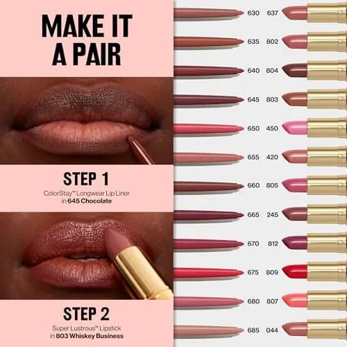 Revlon ColorStay Lip Liner Pencil, Wine Shade, 0.01 oz (0.28 g) | Long-Wearing Definition thumbnail 8